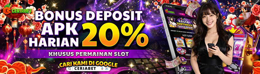 BONUS DEPOSIT HARIAN APK 20%