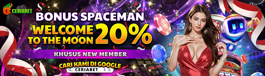 BONUS NEW MEMBER UP TO 20% KHUSUS SPACEMAN